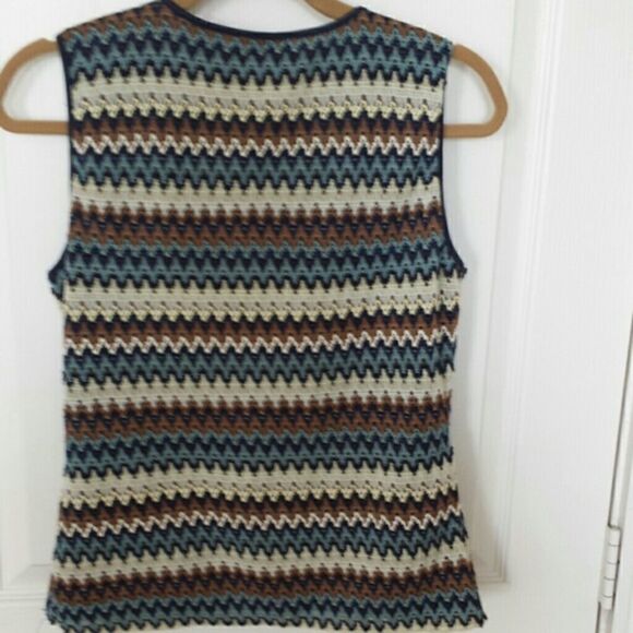 Striped Anns Klein Top - Picture 3 of 3